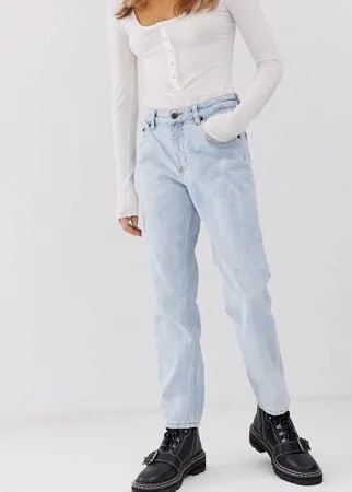 Укороченные джинсы в винтажном стиле из органического хлопка Cheap Monday-Синий