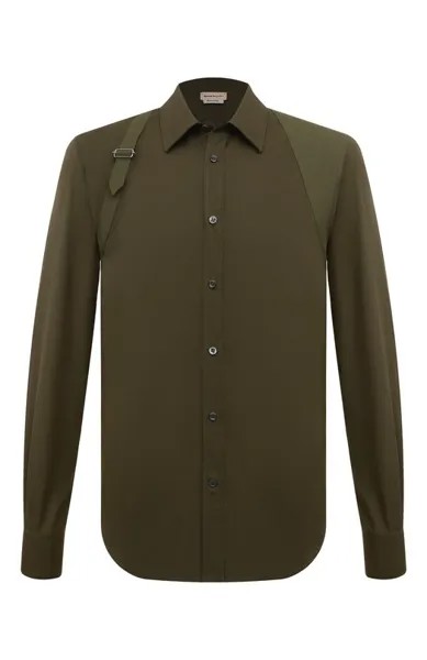Хлопковая рубашка Alexander McQueen