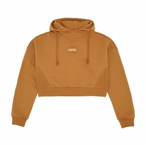 Худи UNITED UNITED 1.0 ESSENTIALS W HOODIE, размер XS, , коричневый