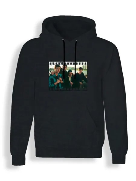 Худи унисекс СувенирShop Бригада/Саша Белый/Космос/Пчела/Фил 2 черное XL