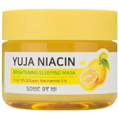 Some By Mi Yuja Niacin ночная осветляющая маска для лица, 60 г