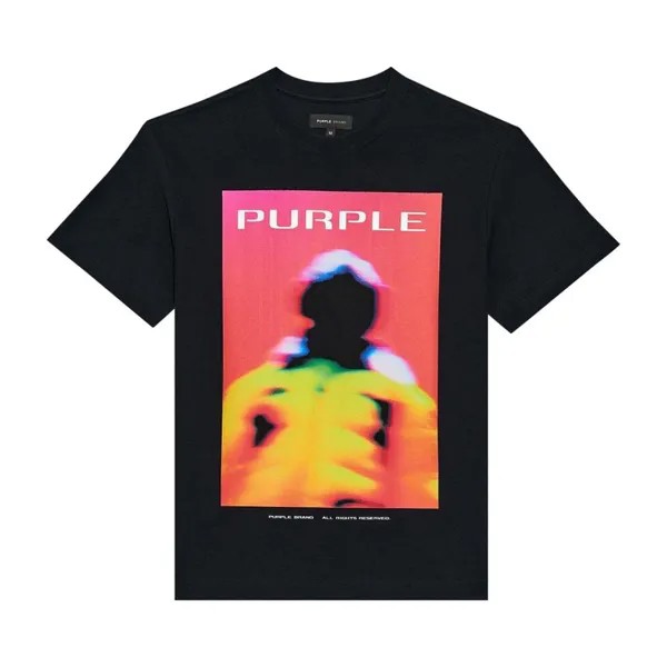 Футболка PURPLE BRAND Textured Jersey T-Shirt, черный