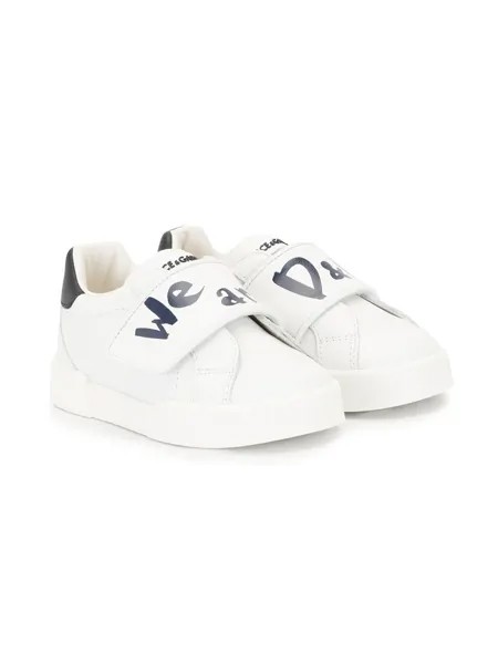 Dolce & Gabbana Kids кроссовки с принтом We Are D&G