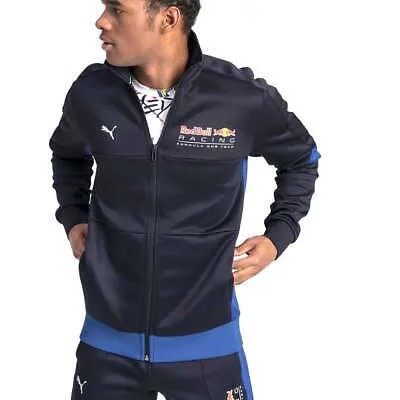 Puma Red Bull Racing T7 ZipUp Спортивная куртка мужская синяя повседневная спортивная верхняя одежда 5