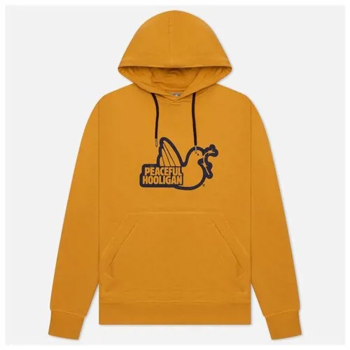 Мужская толстовка Peaceful Hooligan Outline Dove Hoodie жёлтый , Размер XL