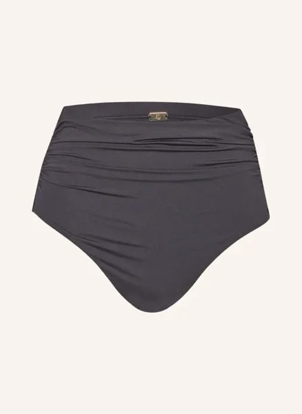 Плавки бикини с завышенной талией beach club solids Lauren Ralph Lauren, черный