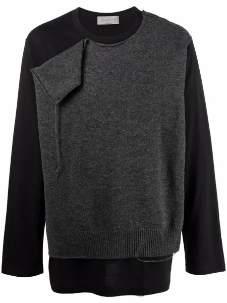 Yohji Yamamoto многослойный джемпер