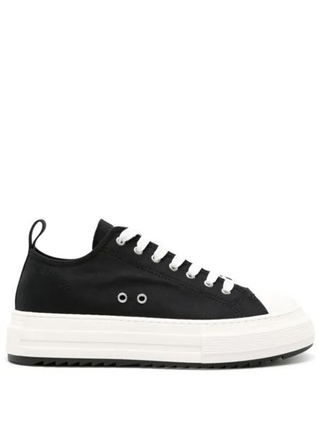 Dsquared2 кеды Berlin из канваса, черный