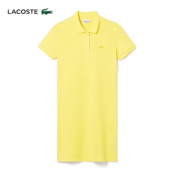 Платье сплошное Lacoste с короткими рукавами, синий