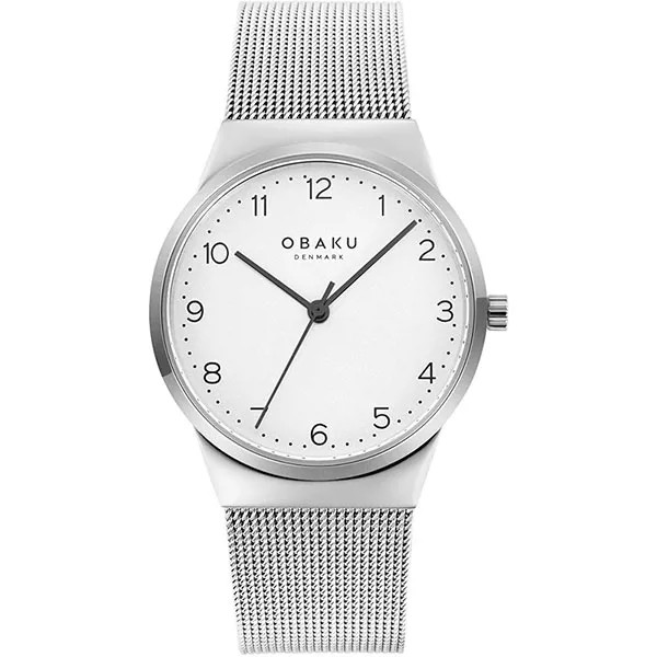 Наручные часы женские Obaku V255LXCIMC серебристые