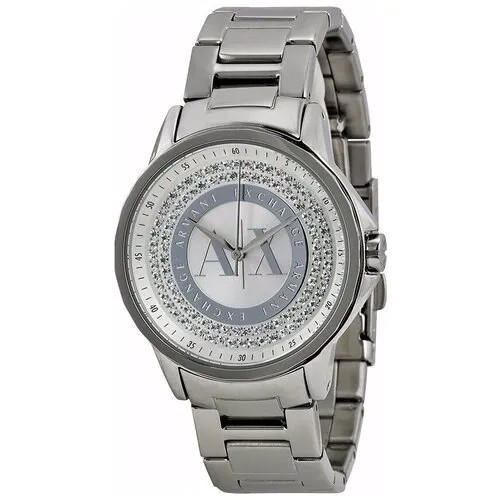 Наручные часы Armani Exchange Lady Banks AX4320, серебряный, серый