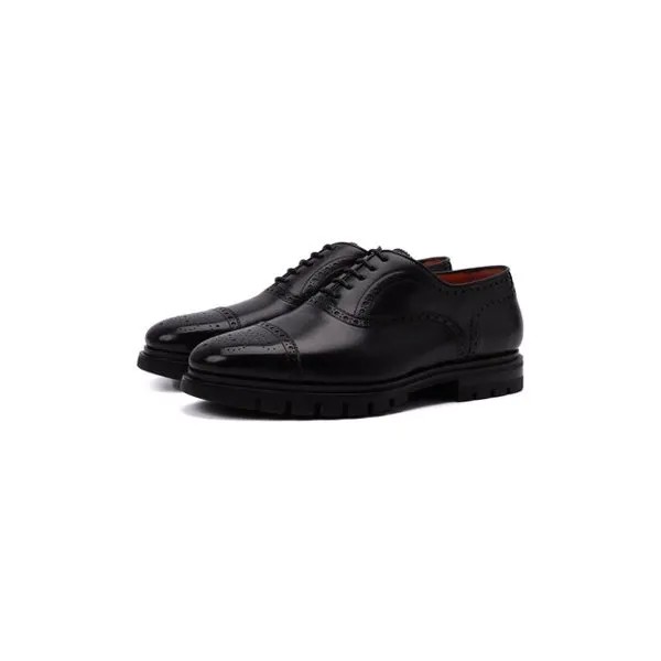 Кожаные оксфорды Santoni