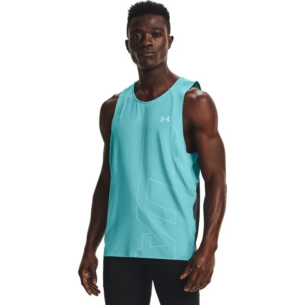 Майка мужская Under Armour IsoChill Run 200 Vent SL синяя LG
