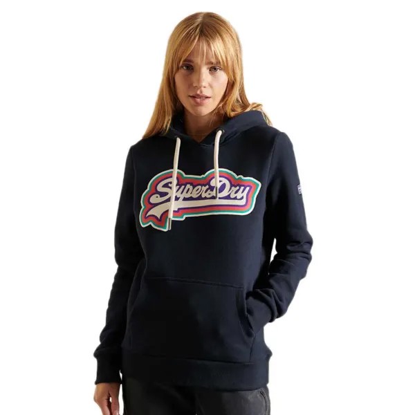 Худи Superdry Vintage Logo Rainbow, синий