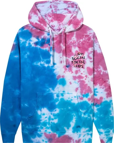 Худи Anti Social Social Club Kkoch Hi-5 Hoodie Candy Tie Dye, разноцветный