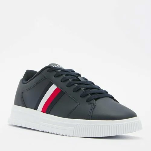 Кеды TOMMY HILFIGER, размер 45, темно-синий