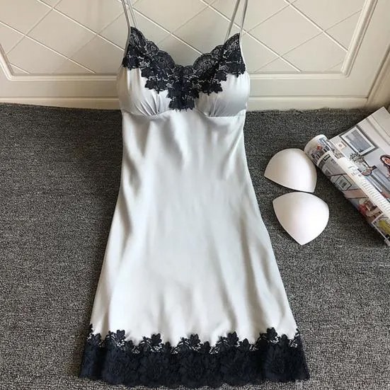 Мягкий пуловер Женщины Nightie Chic Легкая пижама