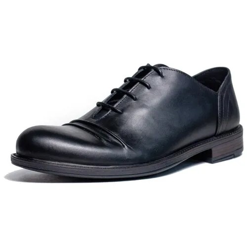 Туфли Tito Lanzony, натуральная кожа, полнота G, размер 43, черный
