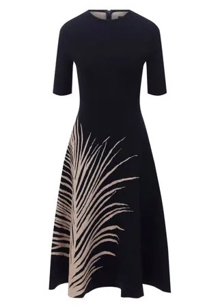 Платье из вискозы Oscar de la Renta