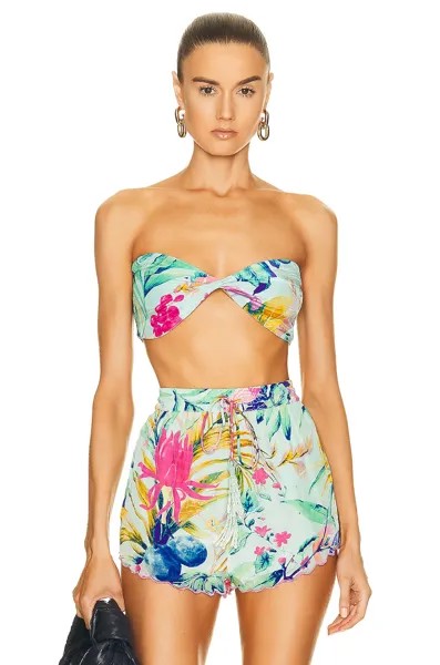 Топ Rococo Sand Zazu Bandeau, цвет Motley Tropical