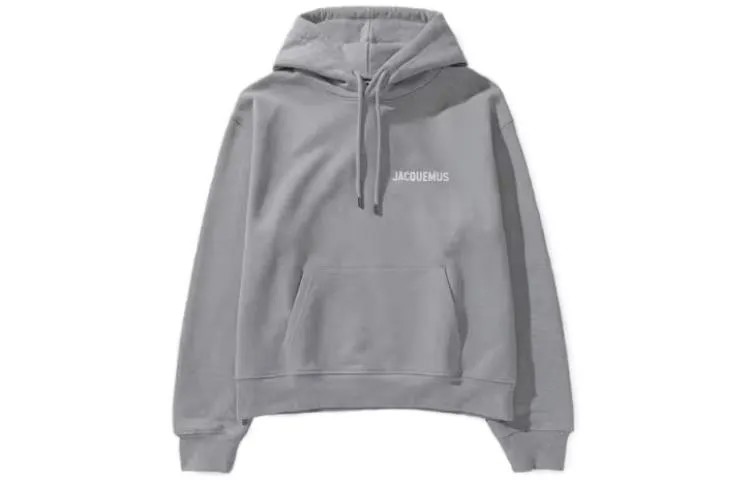 Толстовка с капюшоном Le Sweatshirt Jacquemus, серый