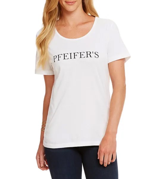 Футболка с логотипом Heritage Pfeifer's, белый