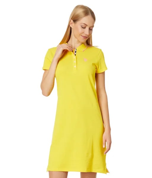 Платье U.S. POLO ASSN., Solid Polo Dress