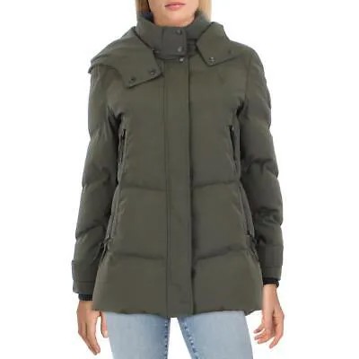 Женский зеленый стеганый анорак-пуховик Vince Camuto Верхняя одежда S BHFO 3705