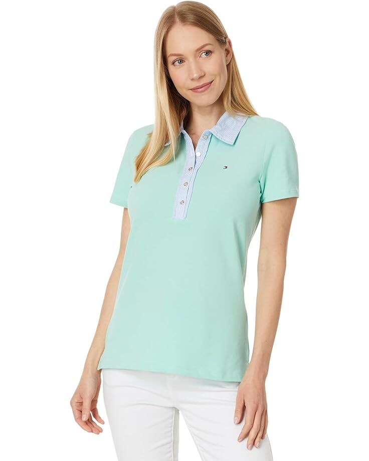 Поло Tommy Hilfiger Cornell Trim, цвет Spearmint