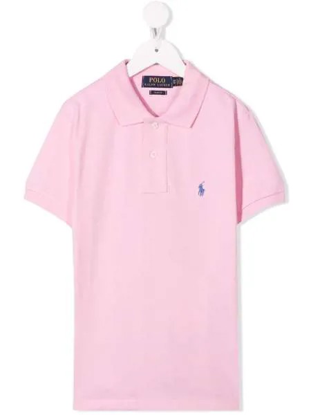Ralph Lauren Kids рубашка поло с вышитым логотипом