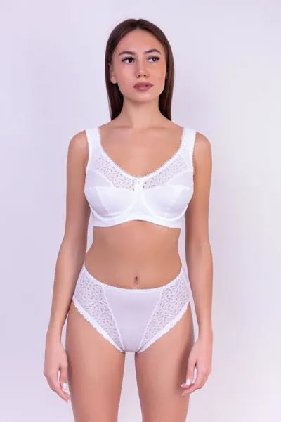 Трусы женские Lauma 01810 белые 4XL