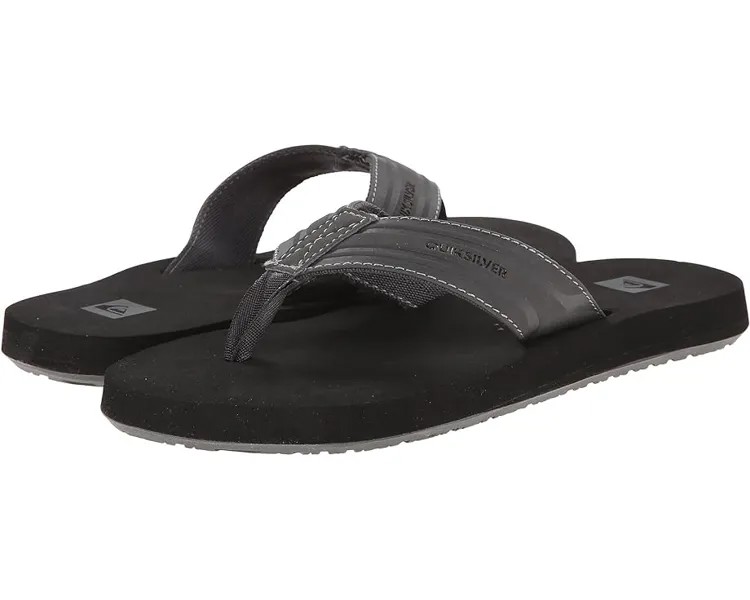 Сандалии Quiksilver Monkey Wrench, цвет Grey/Black/Grey