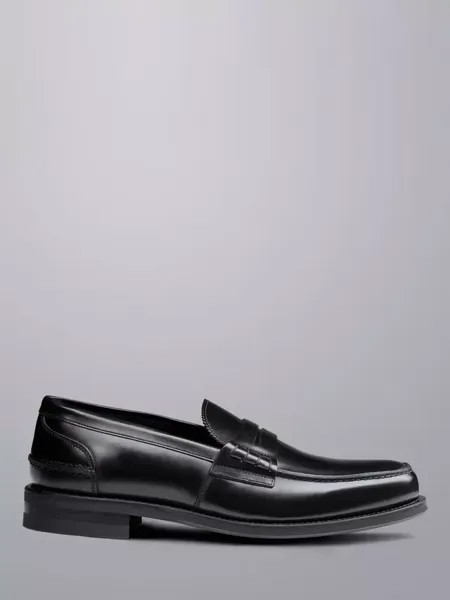 Лоферы Charles Tyrwhitt Leather, черный