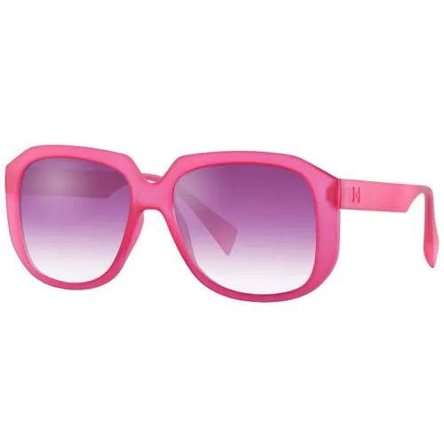 Солнцезащитные очки Italia Independent, квадратные, оправа: пластик, с защитой от УФ, для женщин, красный