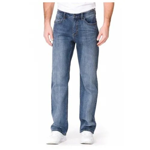 Мужские классические джинсы из хлопка WESTLAND Синие W5092 BLUE