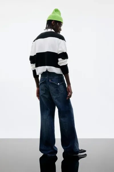 Свободные джинсы bootcut H&M, синий