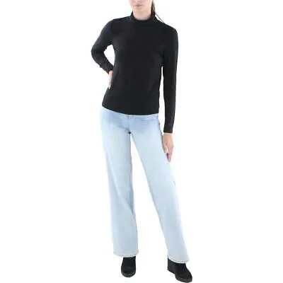 Eileen Fisher Womens Tencel Блузка с длинным рукавом и водолазкой BHFO 7897