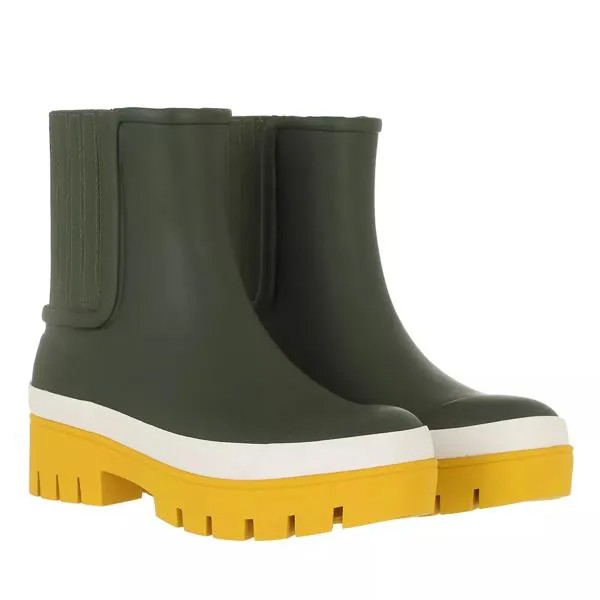 Ботинки hurricane boot Tory Burch, зеленый