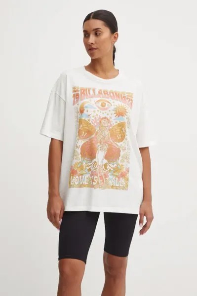 Футболка «Любовь – это все» Billabong, белый