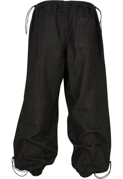 Джинсы свободного кроя Urban Classics, стираные, цвета Realblack