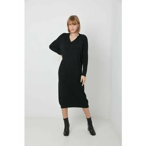 Платье E- Woman, размер L/XL, черный