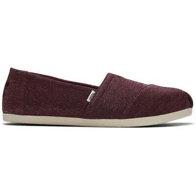 Женские кроссовки Toms Alpargata Purple Flats Sneakers 8.5 Medium (B,M) BHFO 6751