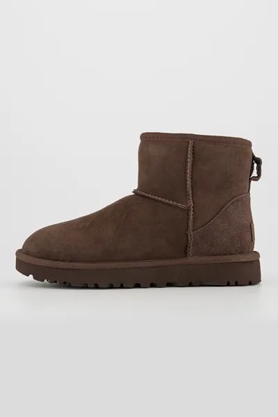 Водонепроницаемые замшевые ботинки Classic Mini II Ugg, коричневый