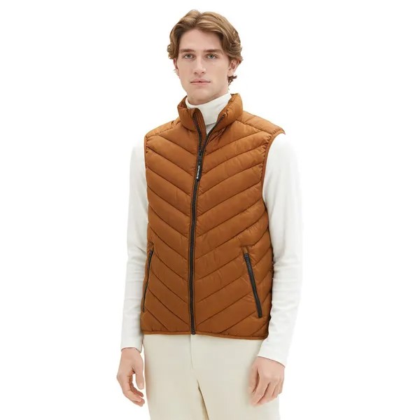 Жилет Tom Tailor 1036072 Light Weight Vest, коричневый