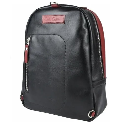 Рюкзак Carlo Gattini Albera 3055-01 Black/red Черный/Красный
