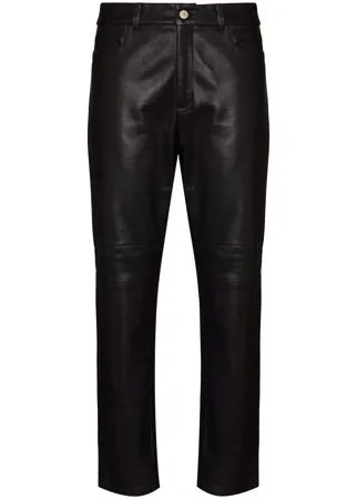 Wandler укороченные кожаные брюки Carnation