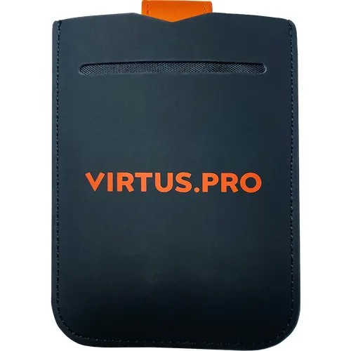 Кошелек Virtus.pro FVPCARDHOLDBK0000, фактура матовая, черный, оранжевый