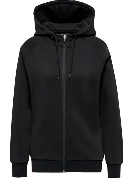 Толстовка Hummel Hoodie Hmlred Heavy Zip Hoodie Woman, черный