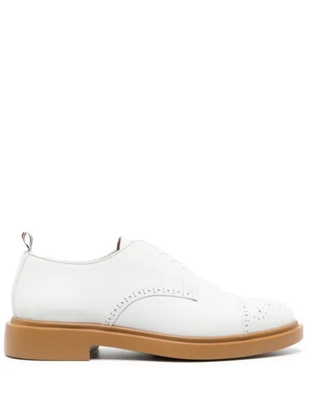 Thom Browne cap-top Derby shoes, белый