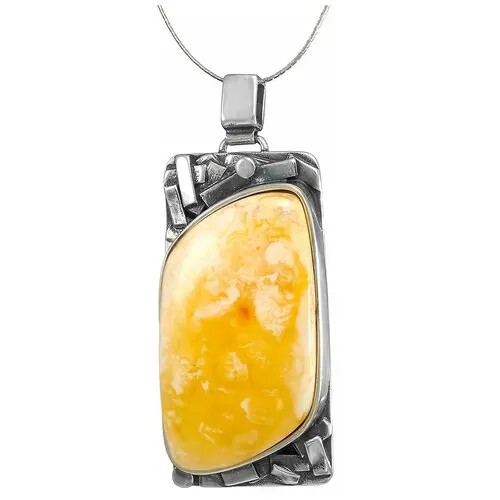 Подвеска Amberprofi, серебро, 925 проба, янтарь